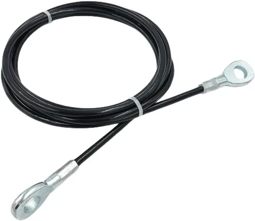 Gym Steel Wire Rope Cable Replacement for Home Gym Attachments, 5mm Steel with Rubber Coating, 100kg Load Capacity, Length Options