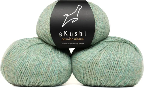 Vista 93 de 100% Hilo de Alpaca Baby para Tejer y Ganchillo - 1 Cono de Hilo Premium DK - Ligero, Hipoalergénico y Térmico Hecho en Perú - Ideal para Proyectos