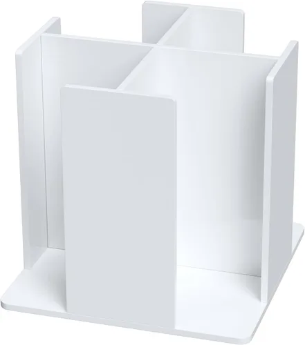 Vista 11 de KOTEMON Soporte para Tazas y Tapas, 4 Compartimentos, Cuadrado Dispensador Giratorio de Tazas de Café con Carrusel de Tapas para Restaurante, Negro