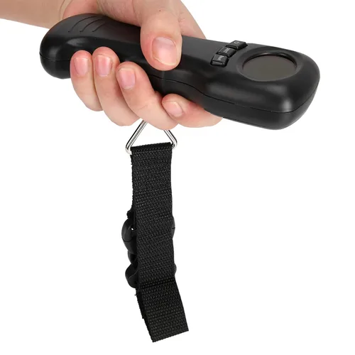 Vista 4 de Báscula de equipaje, Ocs8 110.2lbs110Lb portátil de viaje colgante de equipaje con pantalla digital LCD, lectura de bloqueo automático después