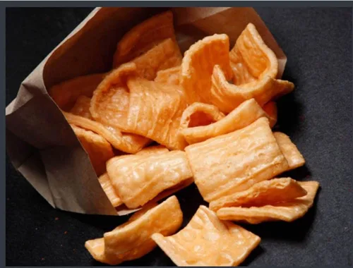 Vista 5 de Amantoli - Bocadillo mexicano de trigo en mini cuadrados de 1 libra, tradicional, crujiente, delicioso ChicharrónFritura De Harina En Forma De