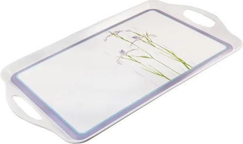 Vista 8 de Reston Lloyd Corelle Coordinates charola de melamina con asas, (Tidbit Tray)