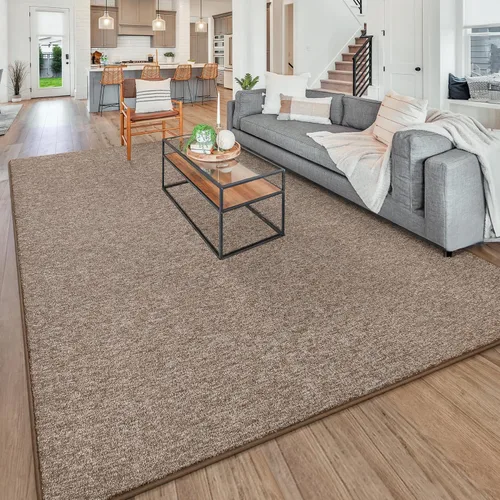 Vista 21 de Chicrug Shag - Alfombra geométrica moderna para dormitorio, alfombra de interior de espuma viscoelástica, de 5 x 7 pies, alfombra mullida para sala