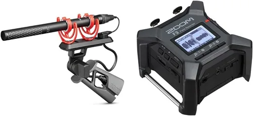 Rode Kit de micrófono de escopeta NTG5 (negro) y grabadora de campo profesional Zoom F3