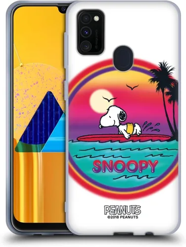 Vista 318 de Head Case Designs Officially Licensed Peanuts Beach Surf Snoopy Boardwalk Airbrush Gel Case [Military Grade Protection] Compatible with Google Pixel