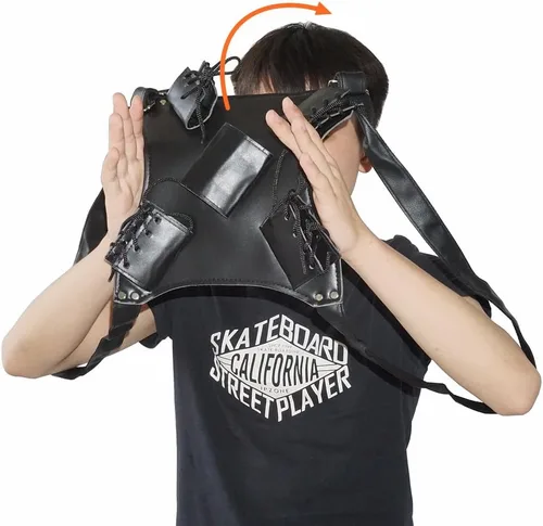 Vista 8 de Bolsa de espada con correa trasera para disfraz de anime Ninja Hero Cosplay