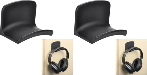 Avantree Neetto HS907 - Soporte para colgar auriculares de pared, gancho para auriculares debajo del escritorio, universal (paquete de 2)