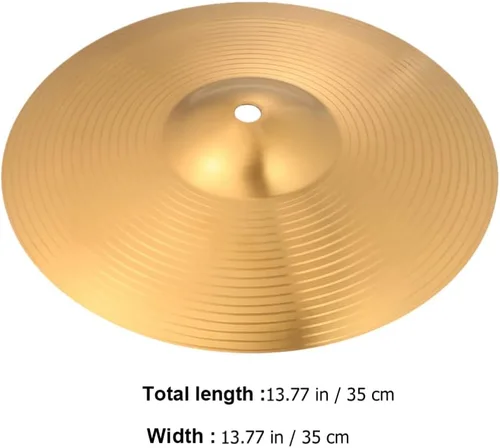 Vista 3 de Sombrero de embrague, platillos de tambor de jazz, piezas de platillos de tambor de jazz, accesorio de piezas (14 pulgadas)