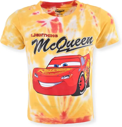 Vista 3 de Disney Cars Boys 3 Pack T-Shirts for Toddler and Little Kids BlueYellowRedWhite