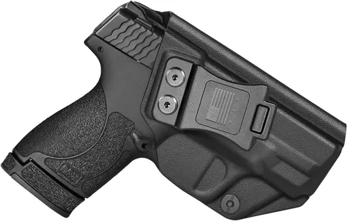 Holster IWB Kydex Fit – Trigger Guard – Inside Waistband Concealed Carry – Adjustable Cant & 'Posi-Click' Retention - No Wear or Jitter - USA Made