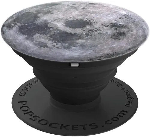 Vista 4 de Moon PopSockets Grip and Stand for Phones and Tablets