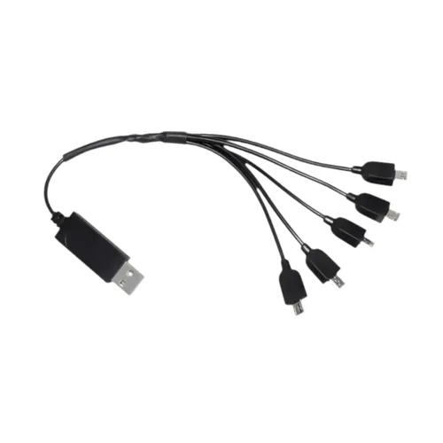 Vista 7 de Drone Cable de carga Quadcopter Parte Profesional Portátil Fuerte Cargador USB Cable Actualización para E88 E525 DIY Accesorio