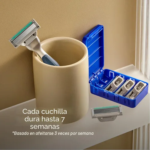 Vista 3 de Harry's-PLUS: Maquinilla de afeitar para hombre - Mango premium y cartucho de hoja de afeitar - Sistema de pivote avanzado - Kit de afeitado