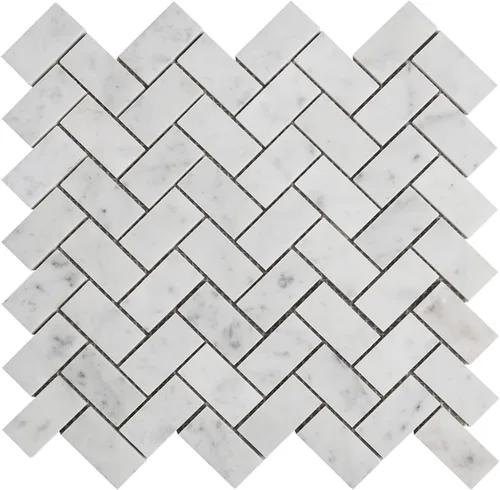 Vista 8 de Lovdeco Carrara - Mosaico de mármol blanco, azulejos de mármol bianco italiano natural pulido para ducha, cocina, pared y baño, hexagonal de 2