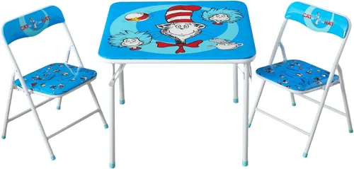 Vista 11 de Marvel Avengers - Juego de mesa y silla de actividades para niños de 3 piezas, mesa cuadrada con 2 sillas plegables, muebles temáticos