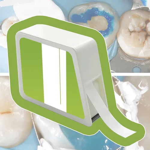 Vista 7 de Bandas dentales de la matriz del teflón tipo blanco banda contorneada seccional de la matriz del rollo para el material oral de la odontología