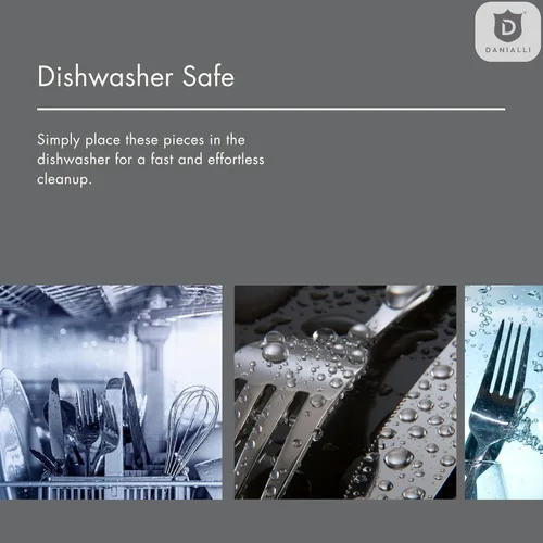 Vista 8 de Juego de cubiertos para 8 Juego de cubiertos de acero inoxidable 1810 Acabado de espejo, resistente, apto para lavavajillas, elegante y duradero