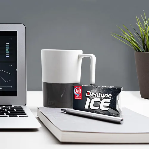 Vista 8 de Dentyne Ice Arctic Chill - Goma de mascar sin azúcar, 9 paquetes de 16 piezas (144 piezas en total)