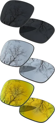 ToughAsNails Set of 3 Replacement Lenses for Oakley Jupiter Squared Pack
