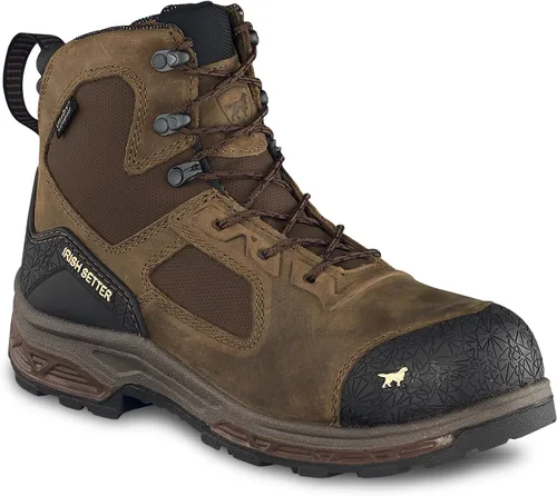 Vista 6 de Irish Setter, Kasota - Botas de trabajo para hombre, 6 pulgadas, impermeables, no metálicas, punta de seguridad