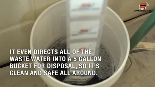 Vista 3 de SpeedClean, MSB-KIT, juego mini de limpieza tipo babero para aire acondicionado.