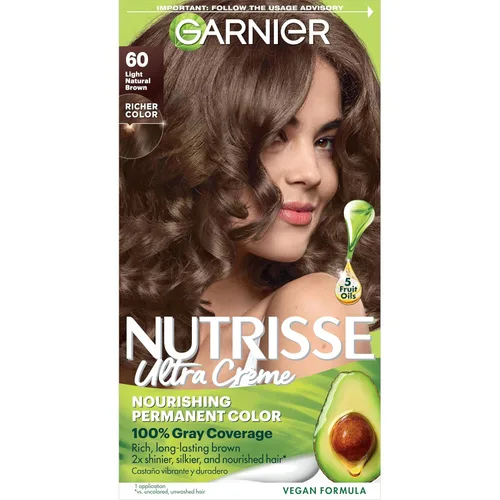 Vista 48 de Garnier Color de Cabello Nutrisse Crema Nutritiva, 10 Negro (Regaliz) Tinte Permanente para el Cabello, 1 Unidad (El Empaque Puede Variar)