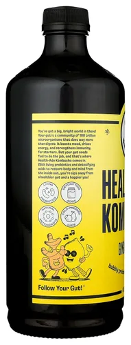Vista 5 de Health-Ade, Kombucha de jengibre y limón, 48 onzas