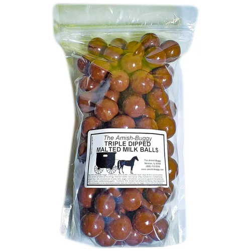 Vista 3 de Arndts Fudgery Premium Milk Chocolate Triple Dipped Malt Balls, 3 Pound Bulk Bag