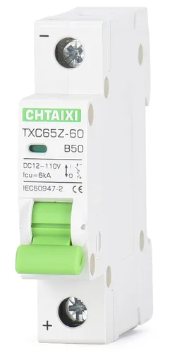 Vista 11 de Interruptor de circuito en miniatura DC de 12V-110V, protector de interruptor de batería de 6 amperios y 1 polo para sistema solar PV y RV, disparo