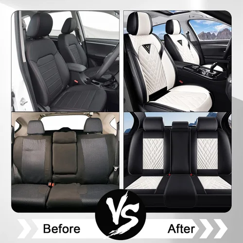 Vista 6 de para Lexus es juego completo de fundas para asientos de coche, 2002-2024, cojín de asiento de coche premium, protectores de asiento impermeables