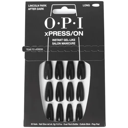Vista 23 de OPI xPRESS/ON Press on Nails Short Round Classic, Long Almond & Coffin Shape Press-On Professional Nail Art Kit