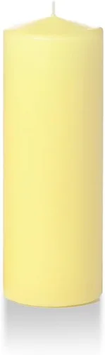 Vista 36 de yummi Velas redondas de pilar de lavanda de 3 x 6 pulgadas - 3 por paquete