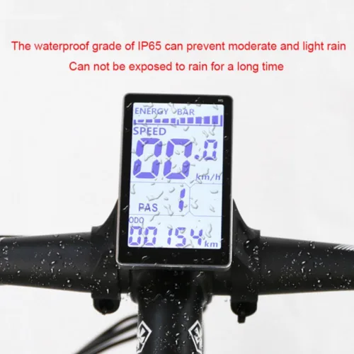 Vista 7 de TZ5 LCD-M5 Medidor de pantalla LCD de bicicleta eléctrica Conector impermeable de 5 pines 24V-60V Universal Ebike Pantalla Panel de control E-Bike