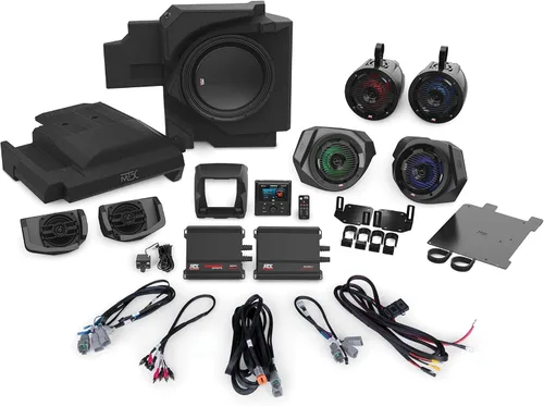 MTX Audio X3-17-THUNDER8 2017+ 1000 vatios, sistema de audio de 8 altavoces para vehículos Select Can Am Maverick X3