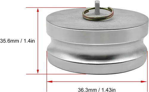 Vista 7 de 2 piezas de aluminio tipo DP leva y ranura de montaje, acoplador hembra x NPT hembra, con 2 piezas de montaje de junta Camlock (1 pulgada)
