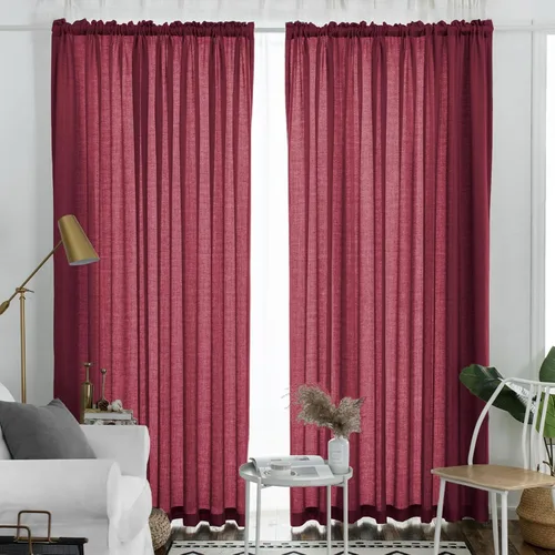 Vista 71 de Melodieux Cortinas semitraslúcidas blancas de 24 pulgadas de largo para cocina, cafetería, dormitorio, ventanas pequeñas, con bolsillo para barra