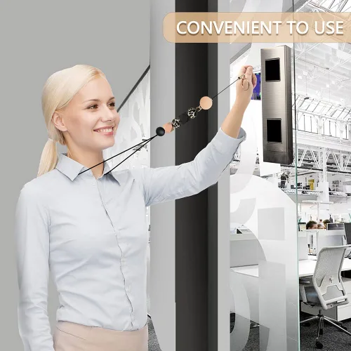 Vista 8 de Cordones retráctiles para tarjetas de identificación y llaves, bonito cordón para profesores con soportes para tarjetas y carretes, cordón de AB