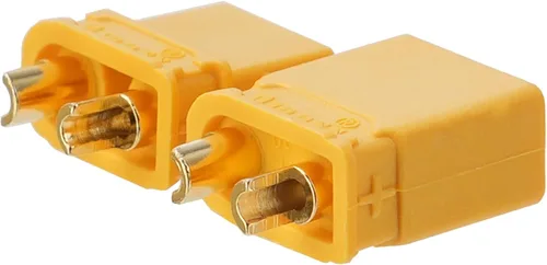 Vista 4 de ELFCULB Amass XT60 - 10 pares de conectores macho y hembra, chapados en oro para drones FPV RC batería/aviones/UAVs, adaptador de enchufe Lipo