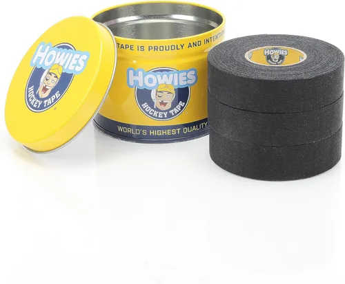 Vista 8 de Howies Black Hockey Tape 1" Black Cloth Stick & Bat Tape for Hockey, Lacrosse, Baseball, Sports Multiple Pack Sizes Strong Grip, Durable