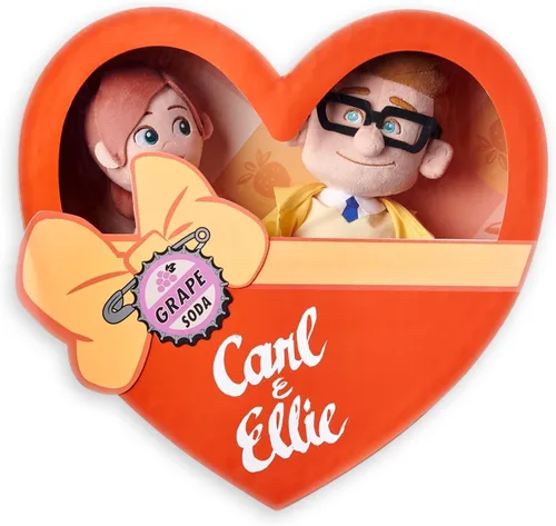 Vista 2 de Disney Pixar Carl & Ellie - Set de peluches para el día de San Valentín
