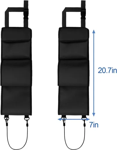 Vista 2 de mydays - Soporte organizador de pistolas para parte trasera de asiento frontal de vehículo; para rifles de caza / escopetas (color camuflaje)