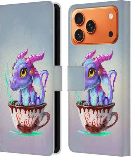 Vista 127 de Head Case Designs Officially Licensed Ruth Thompson Boba Tea Cup O Dragons Leather Wallet Case Compatible with Apple iPhone 7 Plus / 8 Plus