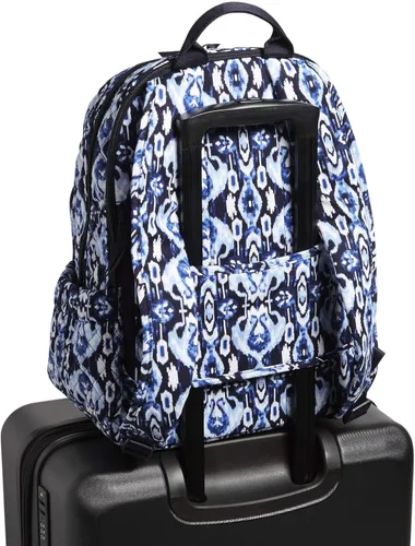 Vista 4 de Vera Bradley Mochila campus de algodón para mujer Ikat Island talla única