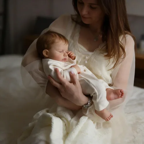 Vista 6 de Zero Pam Reborn - Muñecas de bebé de silicona y vinilo con cuerpo completo para niñas de 20 pulgadas, muñecas recién nacidas realistas, muñeca