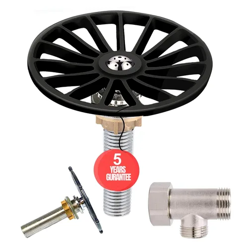 Vista 6 de Enjuagadora de vidrio para fregadero de cocina - Potente lavadora de vasos de acero inoxidable