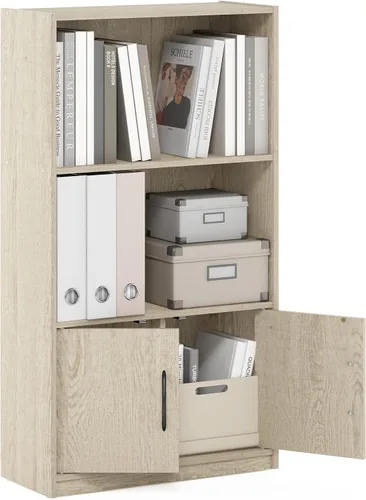 Vista 18 de Furinno Pasir Estantería de 3 niveles, blanco