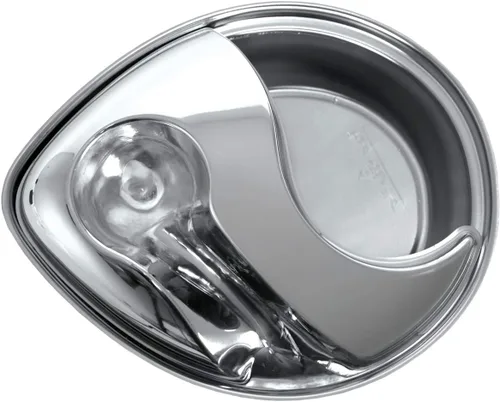 Vista 10 de Fuente de acero inoxidable Pioneer Pet con diseño de gota de lluvia
