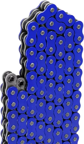 Vista 4 de Caltric Cadena de transmisión de junta tórica compatible con Yamaha Fz6 Fz-6 2004-2008 Azul