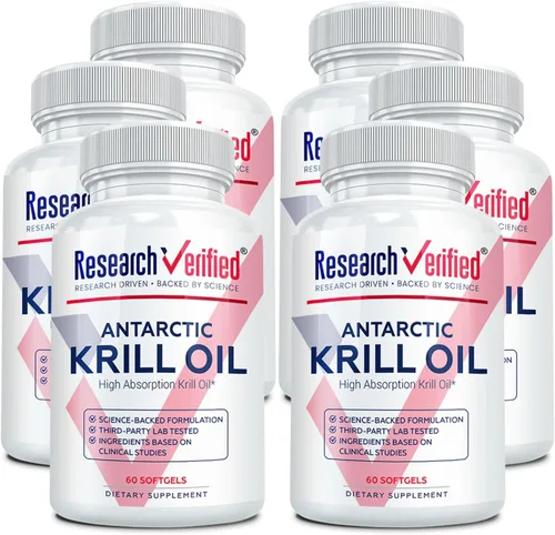 Vista 10 de Research Verified Aceite de krill antártico de 2000 mg – Apoya la función cardíaca y las articulaciones, aumenta la cognición – Certificado MSC