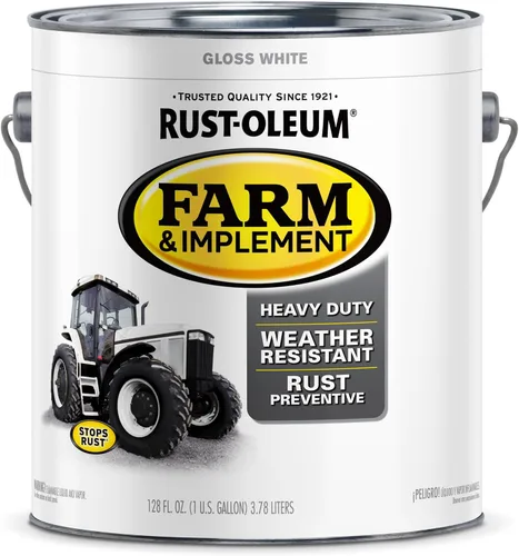 Vista 81 de Rust-Oleum Farm & Implement 280176 - Pintura esmaltada, galón, naranja (Allis Chalmers Orange)